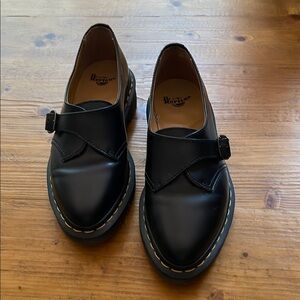 Dr. Martens Black Leather Flats